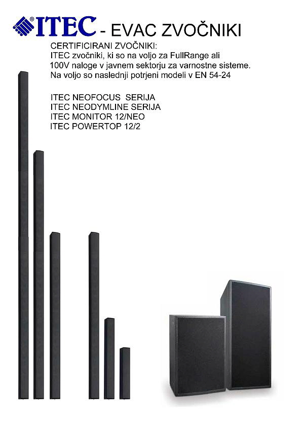 ITEC EVAC ZVOCNIKI   600 X