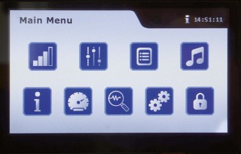 ITECNET - DCU 43   DISPLAY 5 MAIN MENU   350 X